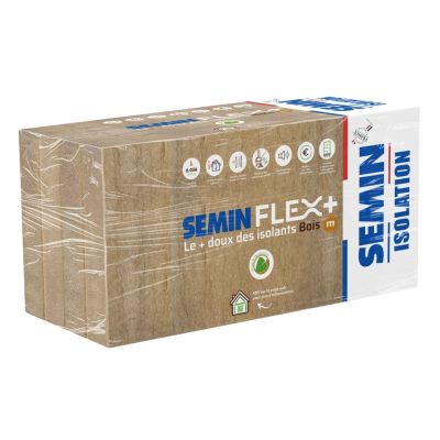 Panneau isolant flexible en fibre de bois Semin DOUG Flex+